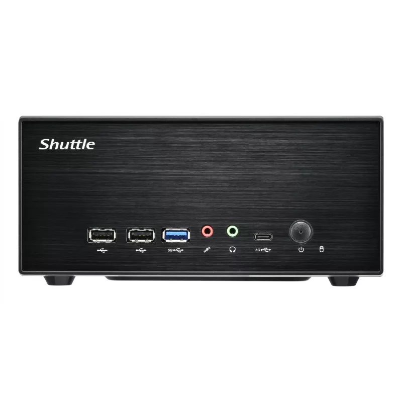 Shuttle XPC slim Barebone XB860G2 - S1851, Intel B860, 1xDP, 2xHDMI, 2 PCIe lizdai (1x 16X ir 1x X1), 2x Intel LAN (1G + 2.5G), 8x USB, 3x M.2, 24/7 nuolatinis darbas