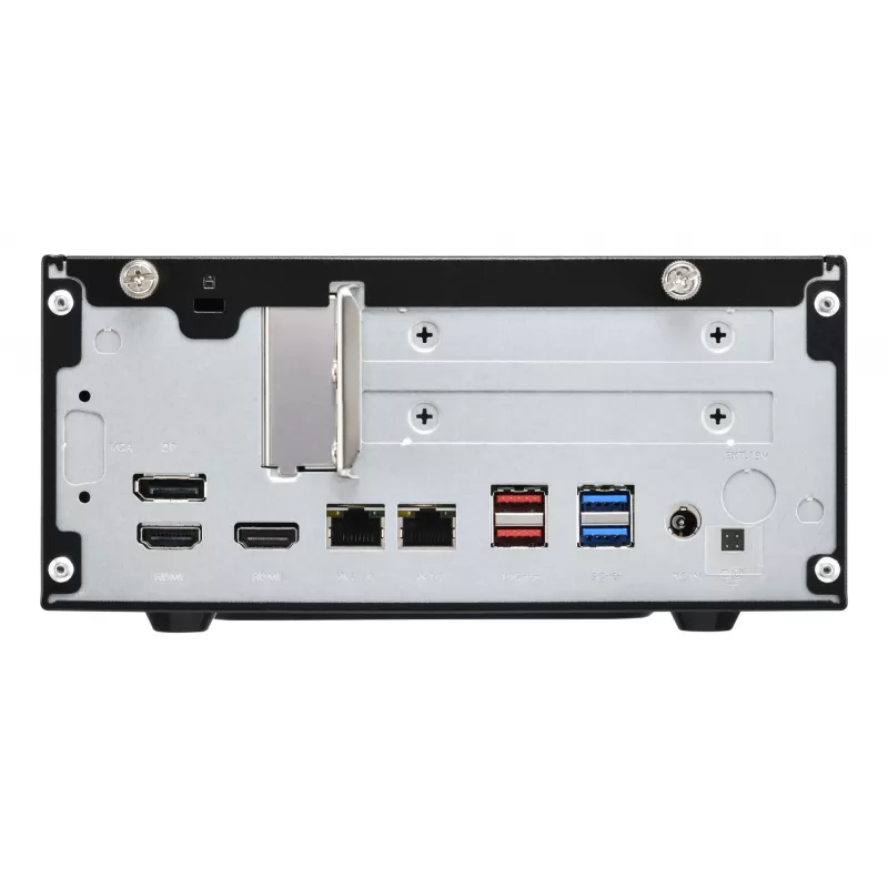 Shuttle XPC slim Barebone XB860G2 - S1851, Intel B860, 1xDP, 2xHDMI, 2 PCIe lizdai (1x 16X ir 1x X1), 2x Intel LAN (1G + 2.5G), 8x USB, 3x M.2, 24/7 nuolatinis darbas