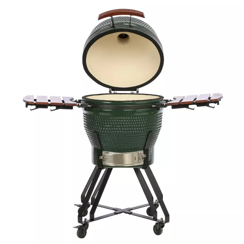 TARGUS Kamado Pro 22 col. M (TunaBone) – keraminis kamado su 22 colių kepimo paviršiumi, žalias