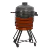 TARGUS Kamado Pro 22 colių grilis M dydžio tamsiai pilka