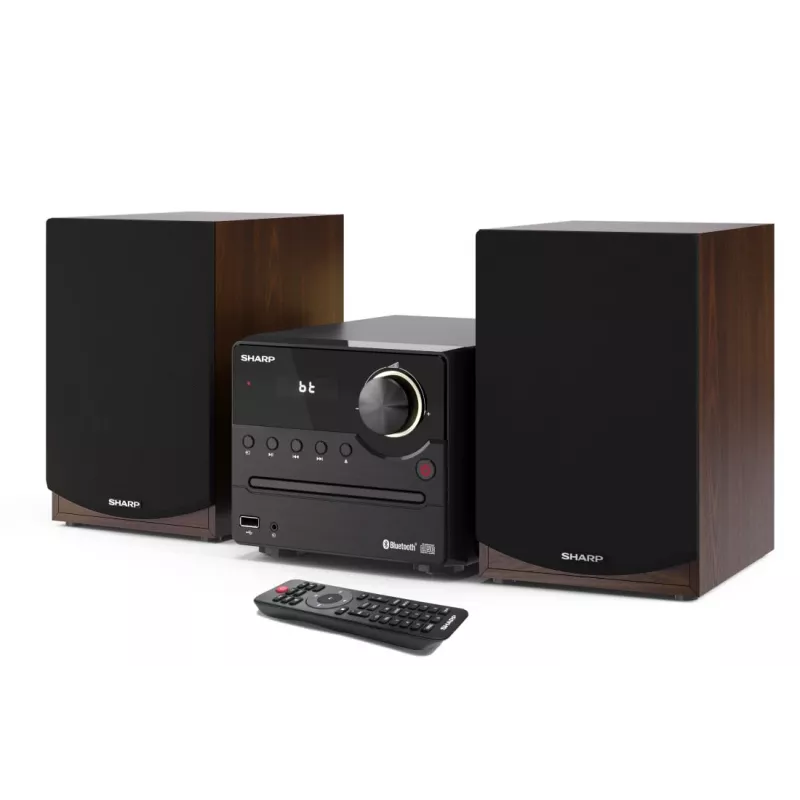 Sharp XL-B512(BR) namų garso mikro sistema 45 W, ruda