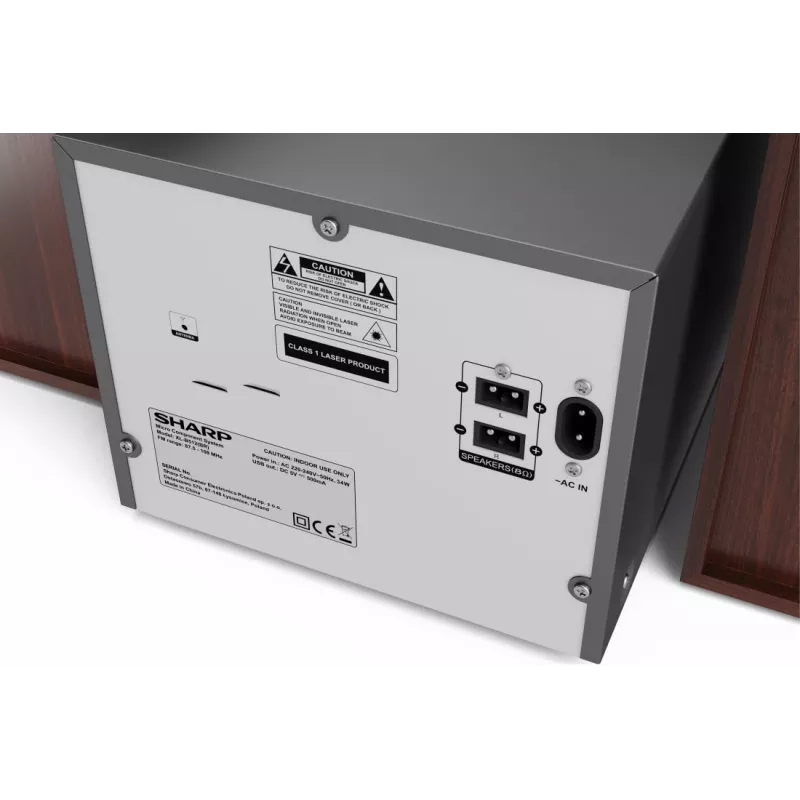 Sharp XL-B512(BR) namų garso mikro sistema 45 W, ruda