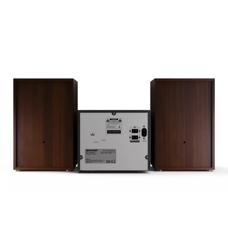 Sharp XL-B512(BR) namų garso mikro sistema 45 W, ruda
