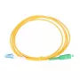 Patchcord Extralink SC/APC–LC/UPC vienmodis G.652D 3 mm simplex, 1 m
