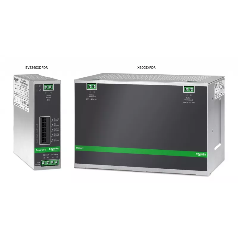 APC BVS240XDPDR 24V DC UPS – 240W, 24V, 10A, montuojamas ant DIN bėgio, maitinimo modulis be akumuliatoriaus