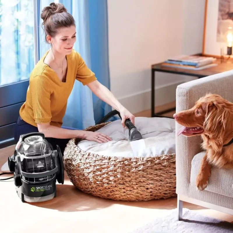 Bissell SpotClean Pet Pro Plus nešiojamas kilimų ir apmušalų valiklis, juodas/skaidrus