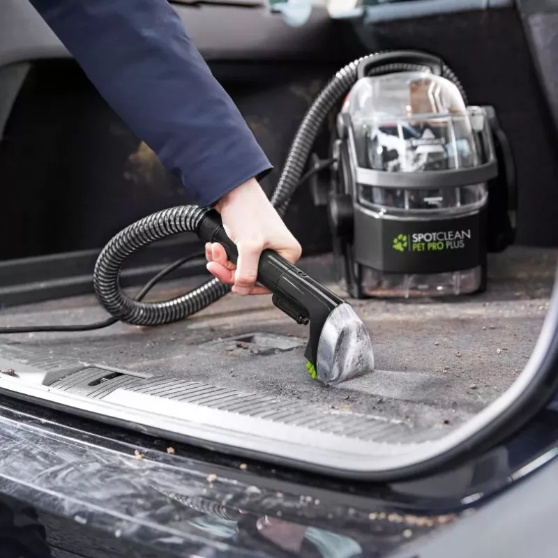 Bissell SpotClean Pet Pro Plus nešiojamas kilimų ir apmušalų valiklis, juodas/skaidrus