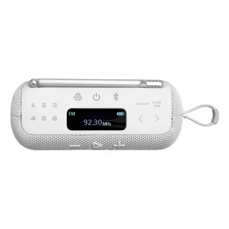 JBL Tuner 3 nešiojamasis DAB/FM radijas, baltas