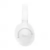 Ausinės JBL Tune 730BT belaidės Bluetooth supra-aural baltos, 20–20000 Hz, 218,2 g