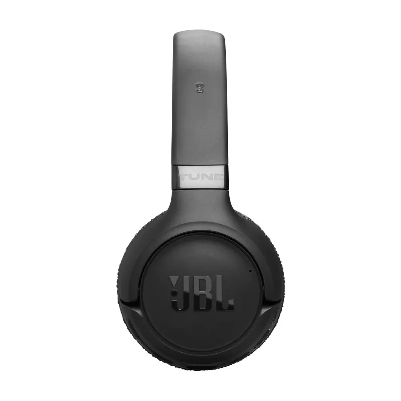JBL Tune 680NC ausinės belaidės ir laidinės, ant ausų, su mikrofono funkcija, juodos