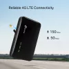 4G belaidis maršrutizatorius TP-Link M7005 vieno dažnio 2,4 GHz, NanoSIM, Wi-Fi 6, juodas