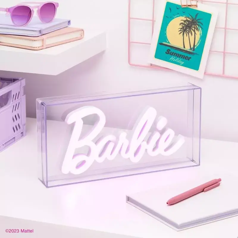 Paladone PP11573BR LED naktinė šviesa Barbie rožinė