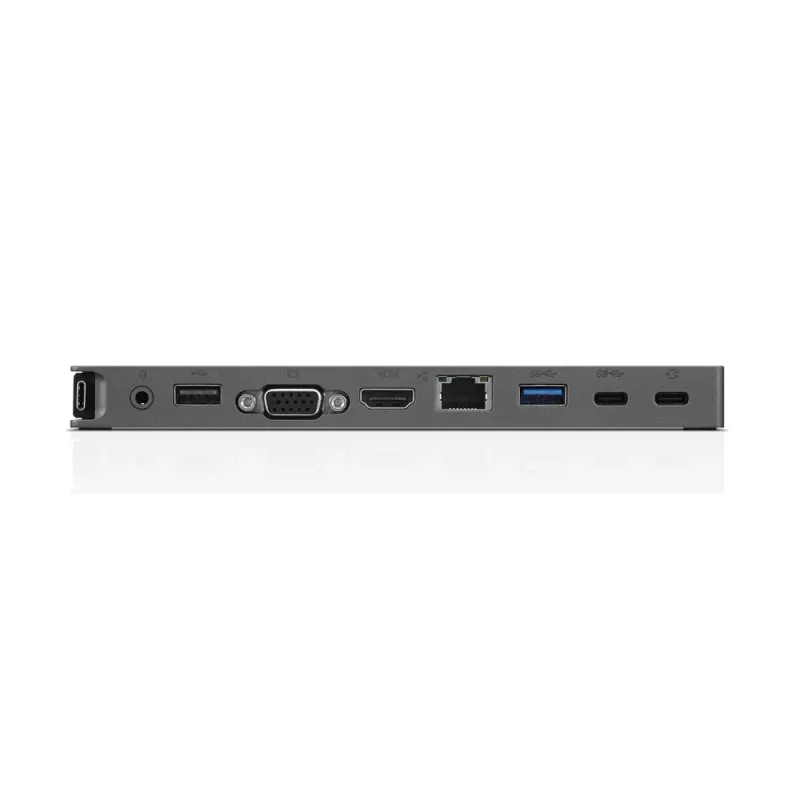 Lenovo USB-C Mini Dock 40AU0065EU pilkos spalvos USB 3.2 Gen 1 Type-C dokavimo stotelė