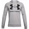 Vyriškas gobtuvinis megztinis Under Armour Rival Fleece Big Logo pilkas, 1357093 011