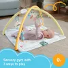 Fisher-Price Sensimals Simply Senses naujagimio kilimėlis su 6 sensoriniais žaislais