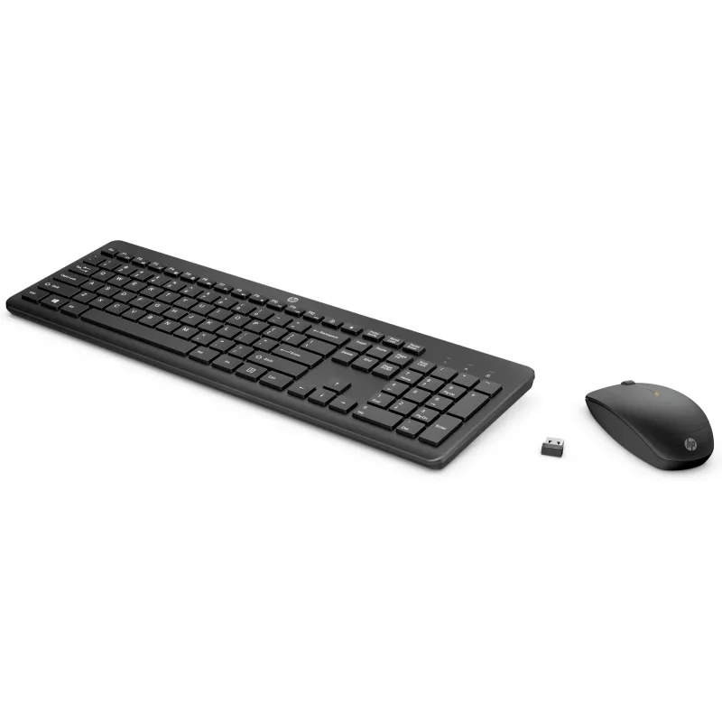 HP 235 belaidė klaviatūra ir pelė, RF belaidis, QWERTY, juoda