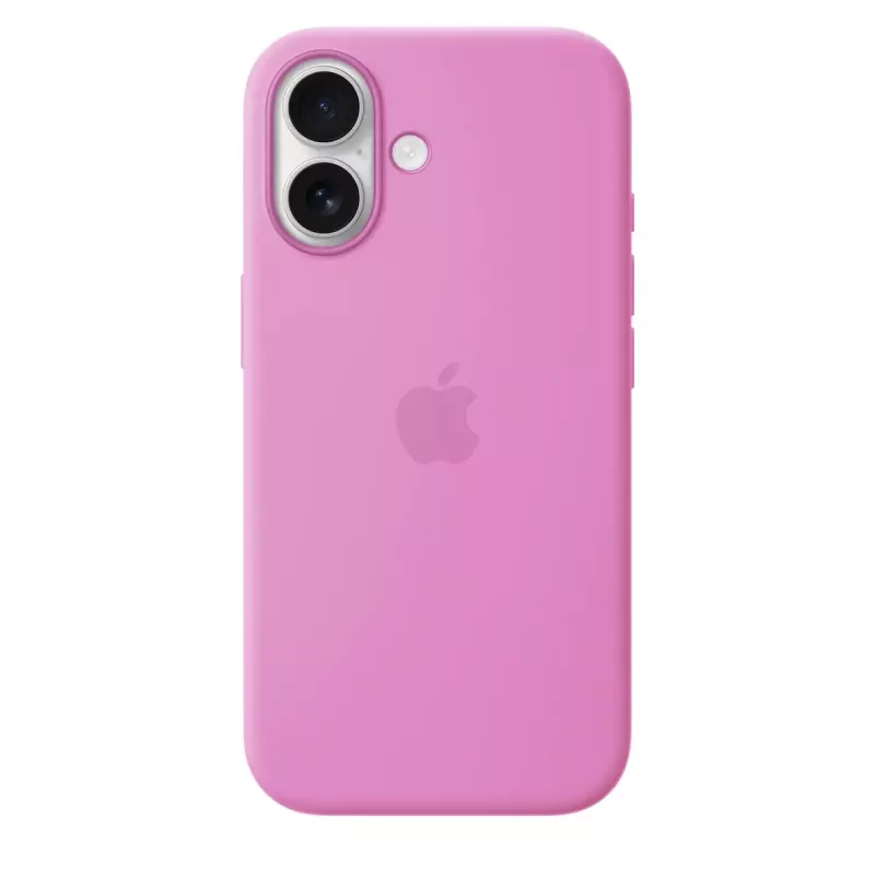 Silicone dėklas su MagSafe, skirtas Apple iPhone 17 – levandų spalva, mikropluošto pamušalas, tinka 6,3 colio ekranui