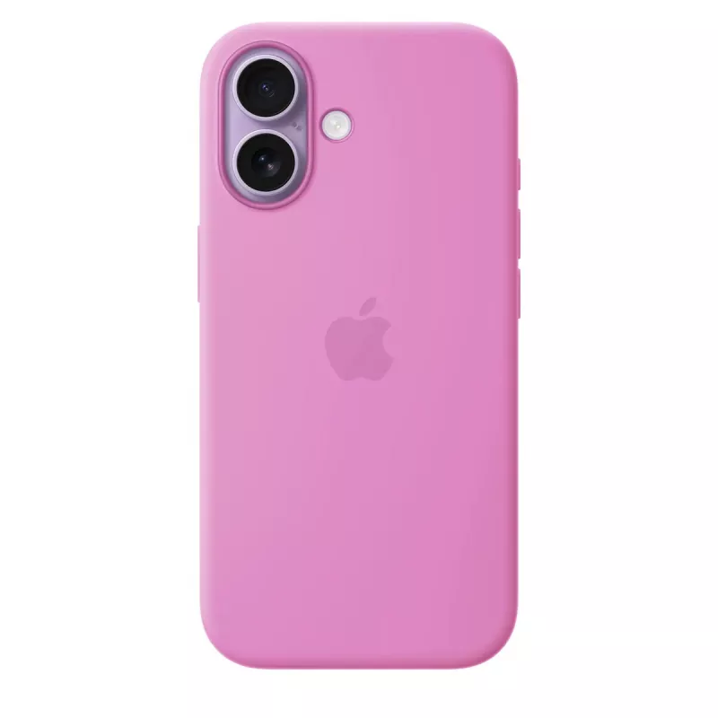 Silicone dėklas su MagSafe, skirtas Apple iPhone 17 – levandų spalva, mikropluošto pamušalas, tinka 6,3 colio ekranui