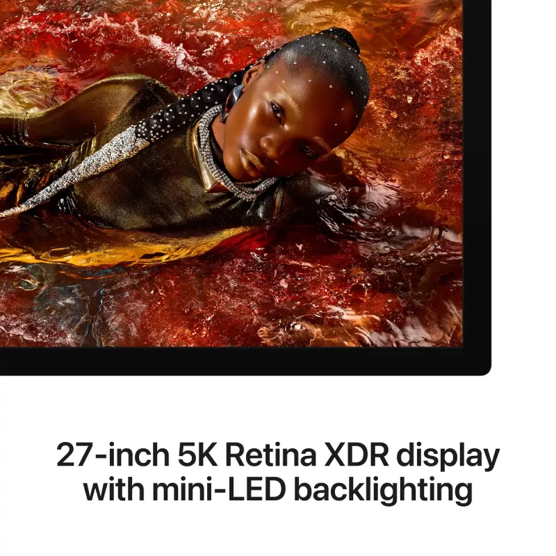 Monitorius Apple Studio Display XDR – 27 colių 5K (5120×2880), LED, nano-tekstūros stiklas, pakreipiamas ir aukščio reguliavimo stovas, sidabrinis