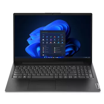 Nešiojamas kompiuteris Lenovo V15 G4 AMN AMD Ryzen™ 3 7320U 39,6 cm (15,6 colio) Full HD 8 GB LPDDR5-SDRAM 256 GB SSD Wi-Fi 5 (802.11ac) Windows 11 Home juodas