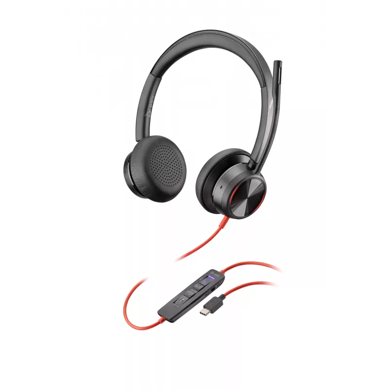 HP Poly Poly Blackwire 8225 (Microsoft Teams sertifikuota) USB-C ausinės su mikrofonu