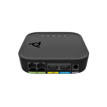 Garso prievado adapteris POLY ATA 402 2FXS VoIP adapteris su Open SIP, G.711/OPUS, nuolatinės srovės maitinimu, 100–240 V AC įėjimu