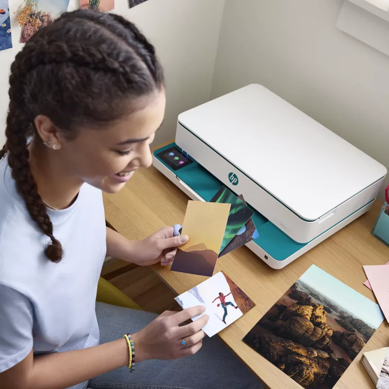 HP ENVY 6122e belaidis daugiafunkcis spausdintuvas, rašalinis, spalvotas, Instant Ink, nuotraukų spausdinimas