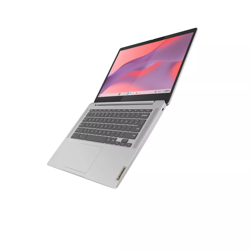Nešiojamas kompiuteris Lenovo IdeaPad Slim 3 Chrome 14M868 MediaTek Kompanio 520 Chromebook 35,6 cm (14 colių) Full HD 4 GB LPDDR4x-SDRAM 128 GB eMMC Wi-Fi 6 (802.11ax) ChromeOS pilka