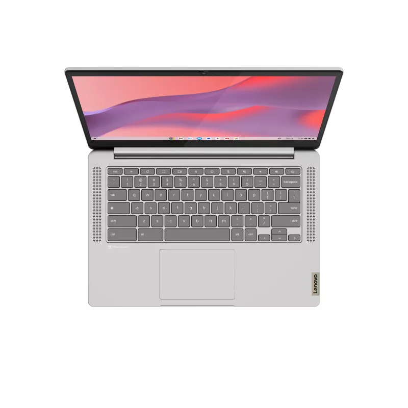 Nešiojamas kompiuteris Lenovo IdeaPad Slim 3 Chrome 14M868 MediaTek Kompanio 520 Chromebook 35,6 cm (14 colių) Full HD 4 GB LPDDR4x-SDRAM 128 GB eMMC Wi-Fi 6 (802.11ax) ChromeOS pilka