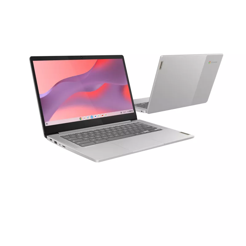 Nešiojamas kompiuteris Lenovo IdeaPad Slim 3 Chrome 14M868 MediaTek Kompanio 520 Chromebook 35,6 cm (14 colių) Full HD 4 GB LPDDR4x-SDRAM 128 GB eMMC Wi-Fi 6 (802.11ax) ChromeOS pilka