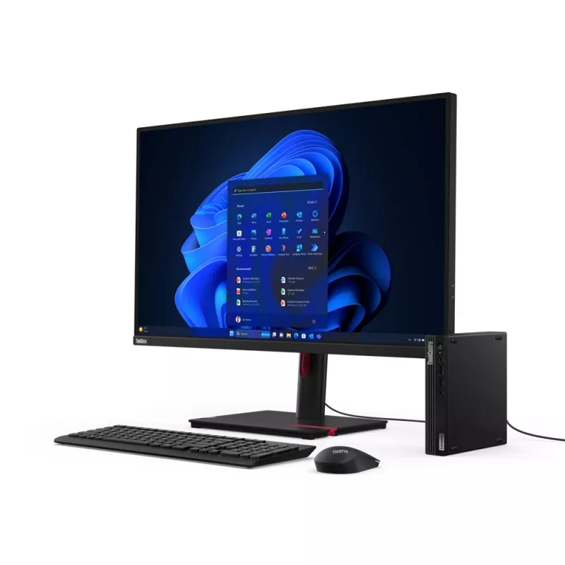 Lenovo ThinkCentre M70q Gen 5 Intel® Core™ i5-14500T 16 GB DDR5 512 GB SSD Windows 11 Pro Mini PC Juoda