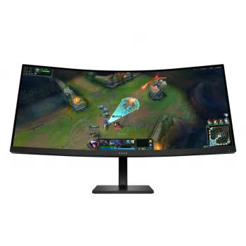 HP OMEN 34c G2 lenktas VA monitorius 34 colių WQHD 3440x1440 1ms 185Hz 400 nitų 2xHDMI DP VESA