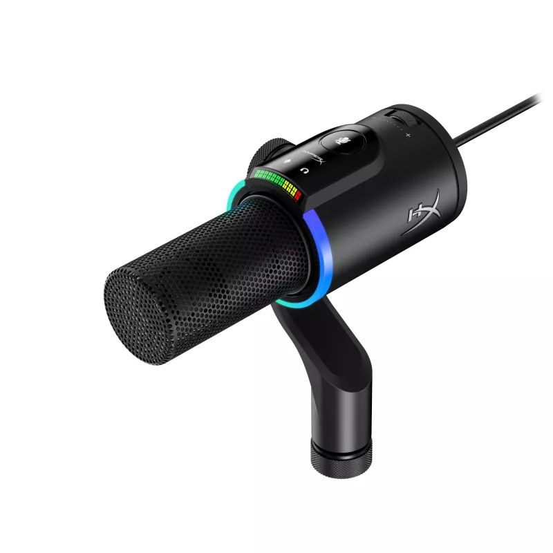 HyperX FlipCast - USB/XLR dinaminis mikrofonas (juodas)