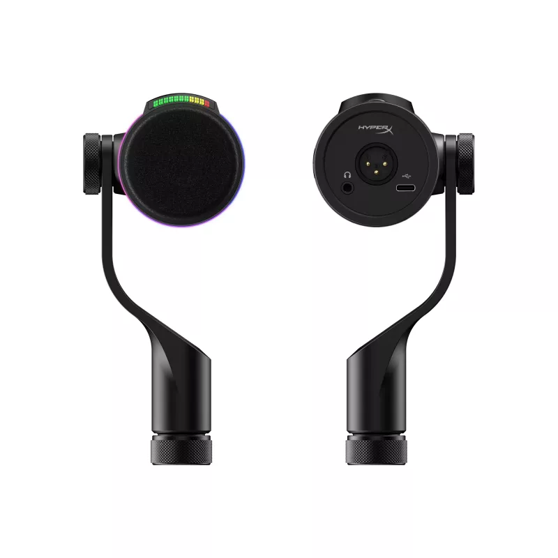 HyperX FlipCast - USB/XLR dinaminis mikrofonas (juodas)