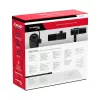 HyperX FlipCast - USB/XLR dinaminis mikrofonas (juodas)