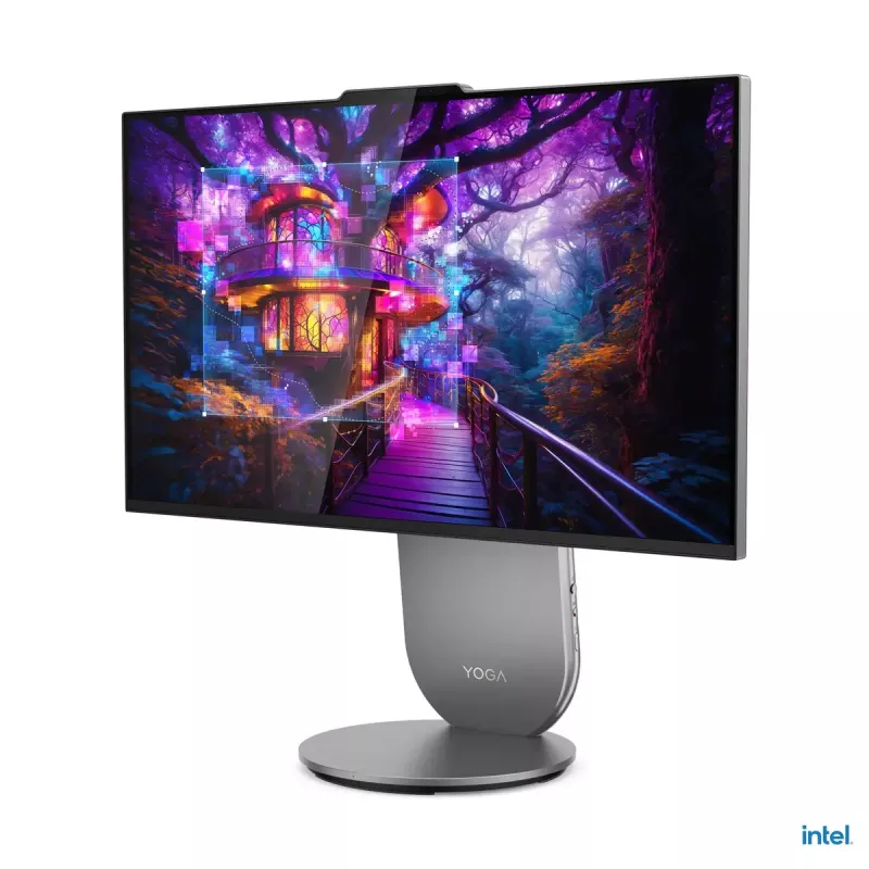 All-in-One kompiuteris Lenovo Yoga AIO 9 27IAH10 — 27 colių QHD, Intel Core Ultra 7 255H, 16 GB LPDDR5x, 1 TB SSD, Intel Arc 140T, Windows 11 Home