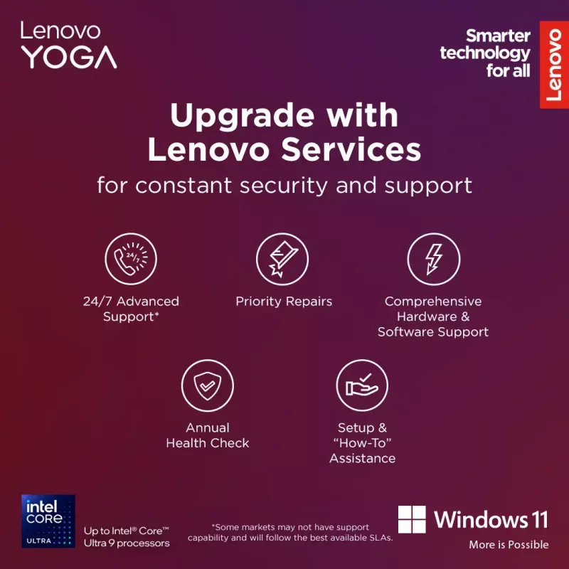 All-in-One kompiuteris Lenovo Yoga AIO 9 27IAH10 — 27 colių QHD, Intel Core Ultra 7 255H, 16 GB LPDDR5x, 1 TB SSD, Intel Arc 140T, Windows 11 Home