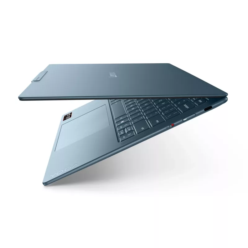 Nešiojamas kompiuteris Lenovo Yoga Slim 7 14AGP11 Copilot+ PC AMD Ryzen™ AI 7 445 35,6 cm (14 inch) 2.8K 16 GB 1 TB SSD Wi-Fi 7 Windows 11 Home German Teal