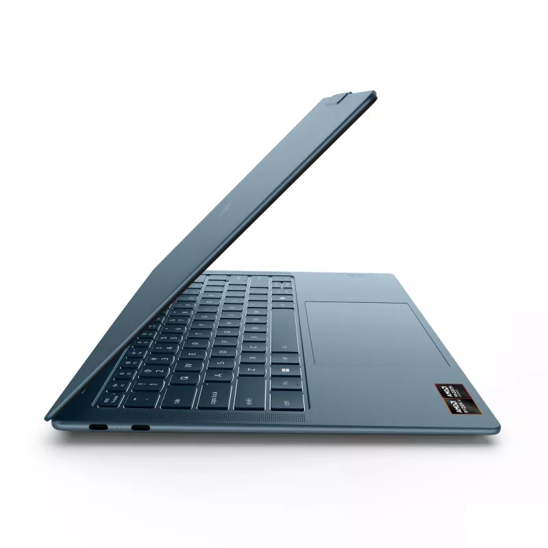 Nešiojamas kompiuteris Lenovo Yoga Slim 7 14AGP11 Copilot+ PC AMD Ryzen™ AI 7 445 35,6 cm (14 inch) 2.8K 16 GB 1 TB SSD Wi-Fi 7 Windows 11 Home German Teal