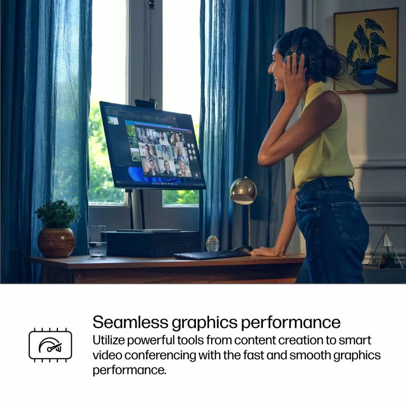 Kompiuteris HP ProDesk 4 SFF G1i AI – Intel Core Ultra 7 265 (5.3 GHz, 20 branduolių), 16 GB DDR5, 1 TB NVMe SSD, Windows 11 Pro, Wi‑Fi 6E