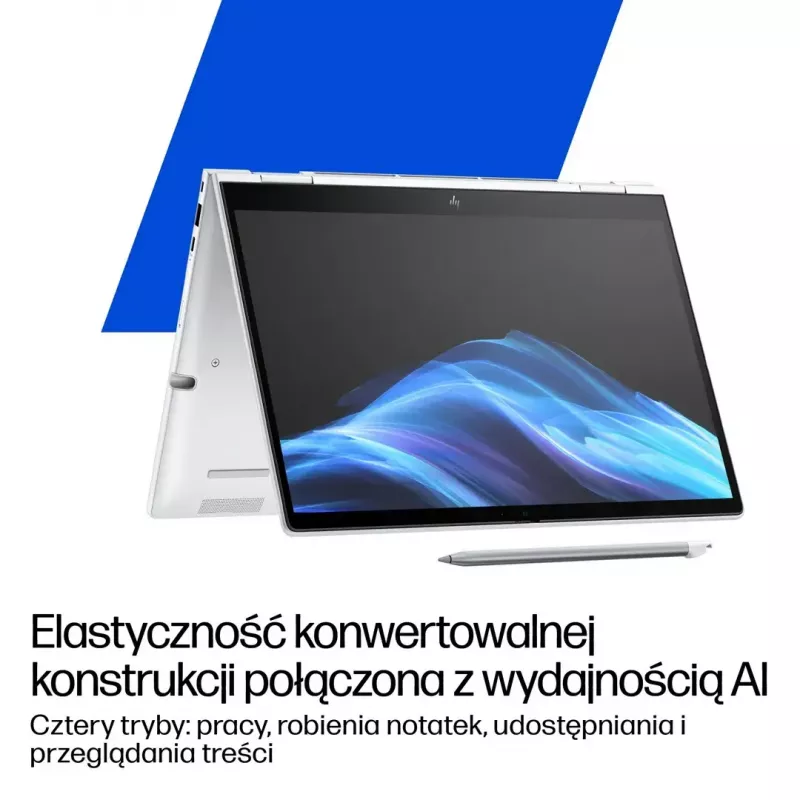 Nešiojamas kompiuteris HP EliteBook 8 Flip G1i 13 Ultra – 13,3 colio WUXGA jutiklinis IPS 400 nitų, AMD Ryzen 7 255U, 32 GB LPDDR5x-7500, 1 TB SSD, Intel Arc kamera, 62 Wh, Windows 11 Pro