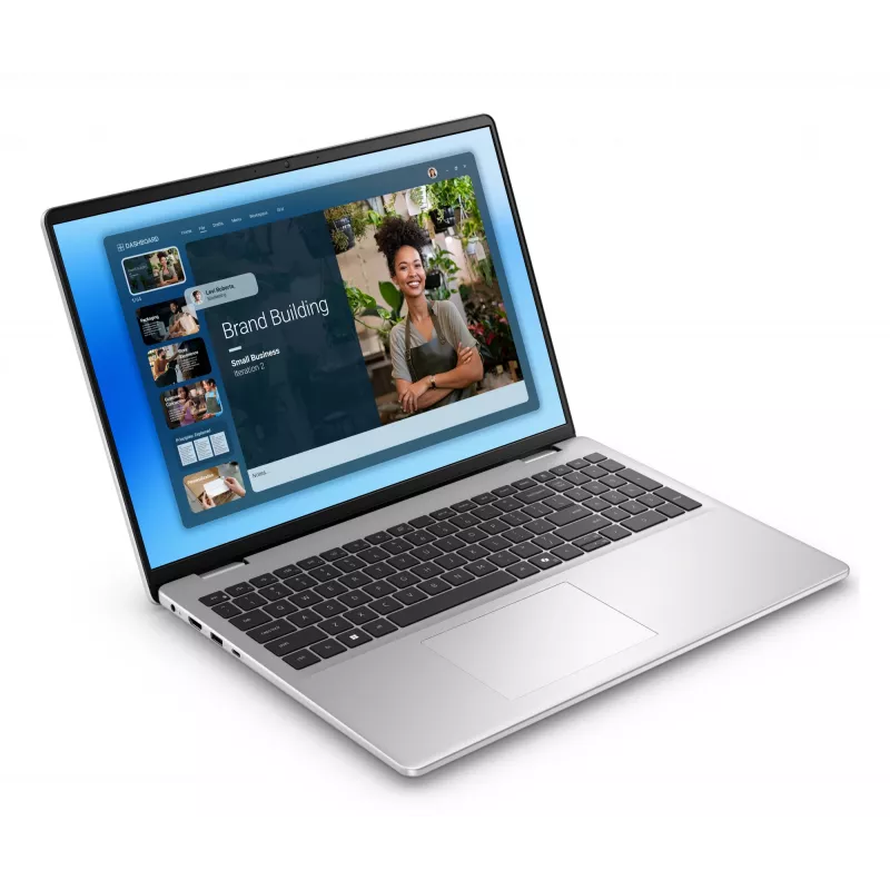 Nešiojamas kompiuteris DELL DC16251 Intel Core 5 120U 40,6 cm (16 colių) Full HD+ 16 GB DDR5-SDRAM 512 GB SSD Wi-Fi 6E (802.11ax) Windows 11 Pro sidabrinė, mėlyna
