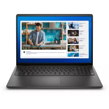 Dell DC16250 nešiojamas kompiuteris Intel Core 5 120U 40,6 cm (16 colių) Full HD+ 8 GB DDR5-SDRAM 512 GB SSD Wi-Fi 6 (802.11ax) Ubuntu Linux JK tarptautinė juoda