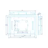 ProDVX FM-10S juodas monitoriaus laikiklis, 270×188×27.4 mm, 0.67 kg, 1 vnt.