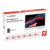 Nešiojamas monitorius VERBATIM 13.3 colių WUXGA (1920x1200) IPS jutiklinis ekranas, baterija, USB-A/USB-C, 3.5 mm, aliuminis, 0,925 kg