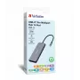 Verbatim CMH-14 USB Type-C 14 prievadų multiport hub, 5000 Mbit/s, sidabrinis