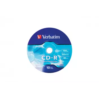 Verbatim CD-R 52X 700MB 10 vnt. OPS Wrap EP