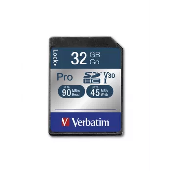 Flash atminties kortelė Verbatim Pro 32 GB SDHC UHS Class 10