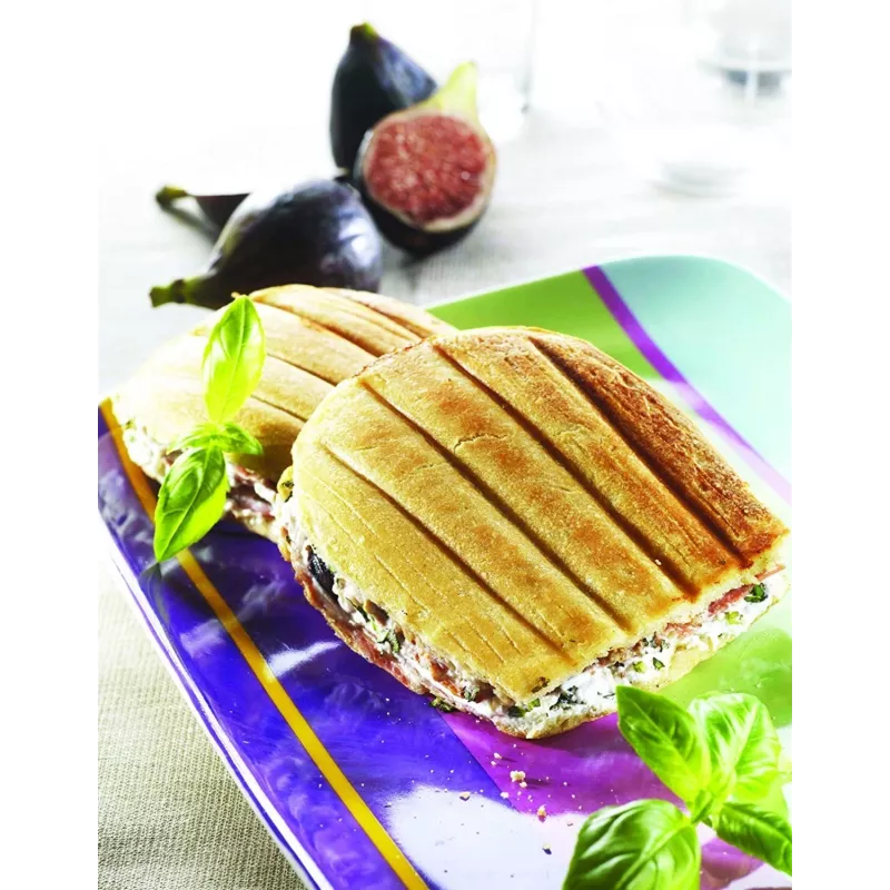 Keičiamos plokštės Tefal XA800112, skirtos Snack Collection/SnackTime, juodos, 242×155×44 mm, 2 vnt.