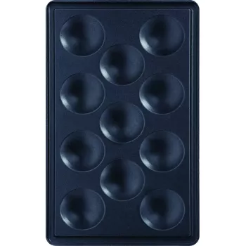 Pakeitimo plokštelė Tefal Snack Collection SnackTime XA801212 — 242×155×44 mm, 2 vnt. pakuotė